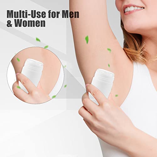 6 Pack 30ml Plastic Twist-Up Deodorant Containers for DIY Cosmetics