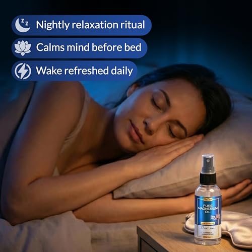 Magnesium Oil Spray for Sleep & Muscle Relaxation - 2 Oz