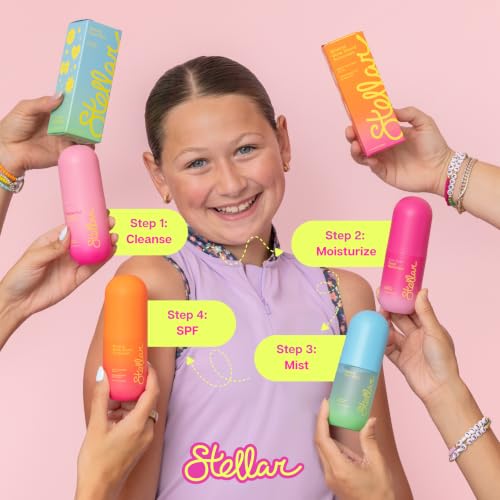 Stellar Coco Rush Punch Moisturizer - Hydrating Face Lotion for Girls, 3.4 fl oz