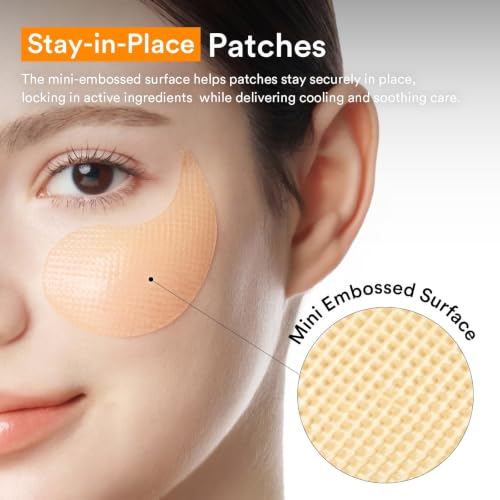 Abib Glutathione Kojic Acid Eye Patches for Dark Circles & Radiance - 60ct