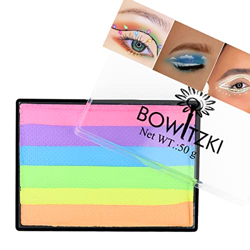 Bowitzki A Pastel Color Split Cake Water Activated Neon Eyeliner & Face Paint - Variation A