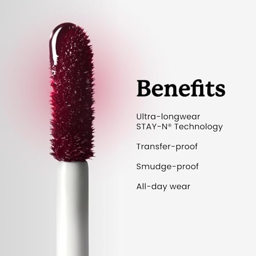 Sacheu Lip Liner STAY-N Peel Off Lip Stain ? Long Lasting Waterproof Lip Tint with Hyaluronic Acid & Vitamin E ? Transfer Proof Matte Finish, Vegan & Cruelty-Free (p-INKED)