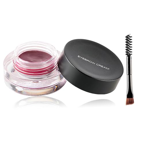 XINGXYUEL Eyebrow Pomade Cream 9# Wine Waterproof Long Lasting with Brush
