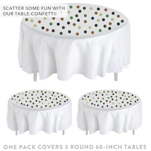 Andaz Press Large Confetti Party Decor - Camouflage, 180-Pack