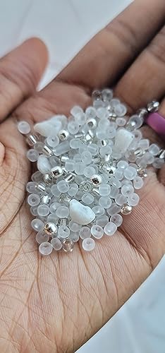 Moonstone Crystal Hair Sprinkle Beads – Loc Jewelry 4mm 6/0 Bundle