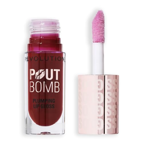Revolution Pout Bomb Plumping Lip Gloss - Light Mauve, 0.15 Fl Oz
