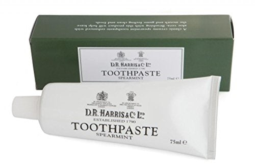 D.R. Harris Spearmint Toothpaste with Aloe Vera - 75ml Fluoride-Free