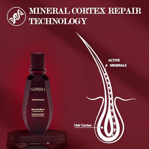 Saphira Healing Repair Conditioner 3 Fl Oz for Dry & Damaged Hair