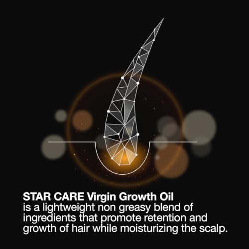 STAR CARE Coconut Hair Growth Oil with Biotin & Jamaican Black Castor, 4oz