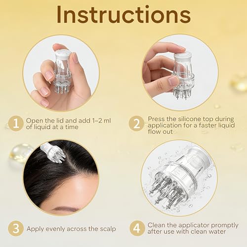 Minoxidil Applicator Kit - 7-in-1 Tool Set for Hair & Beard Care
