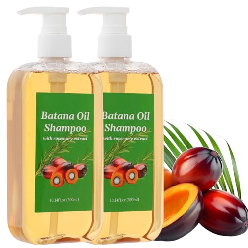 Lucift 2PCS Rosemary & Batana Hair Growth Shampoo for Men & Women