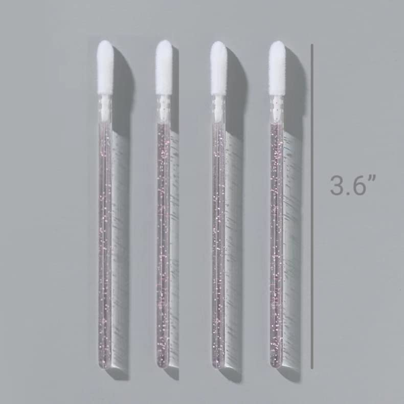 YSAFAI Variation 01 Disposable Crystal Lip Brush Set 600 pcs for Lip Gloss & Makeup