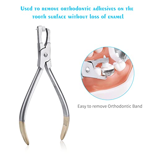 ANNWAH Orthodontic Band Remover Pliers - Stainless Steel Dental Forceps