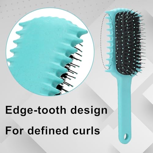 Curly Hair Brush for Volume & Definition - Detangling Styling Tool