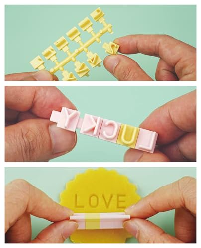 96-Piece Cookie Letter Stamps Set for Cake Decorating