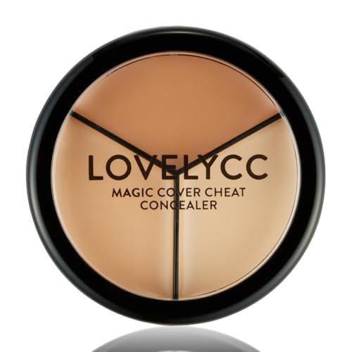 LOVELYCC Magic Cover Cheat Concealer - Full Coverage Face Corrector (12g)