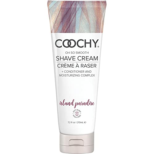 Coochy Rash-Free Shaving Cream - Moisturizing Lotion for Sensitive Skin, 7.2oz