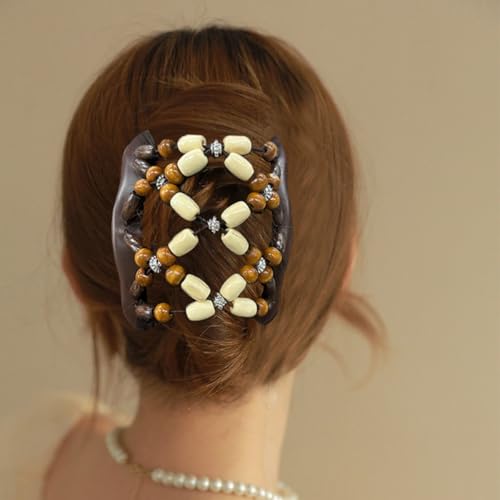 LOVEF 12PCS Waterproof Hair Comb Accessories for Girls & Women, Easy Updo Bun Maker Clips