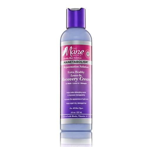 The Mane Choice Manetabolism Leave-In Recovery Hair Cream, 8 oz