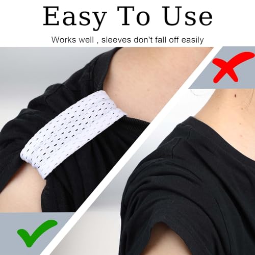 COMNICO 4PCS Adjustable Sleeve Holders for Sports Shirts