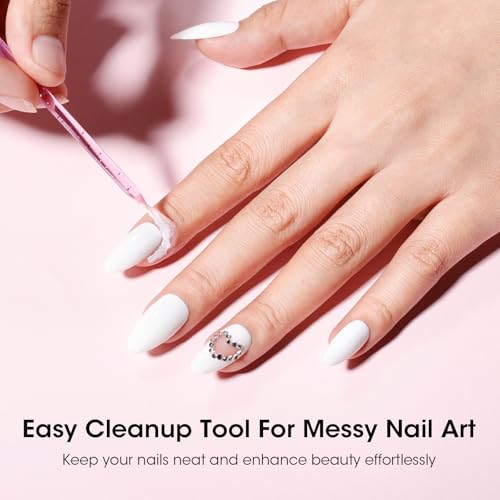 Gellen Pink Liquid Latex for Nails Peel Off Nail Art Barrier with Nail Stick – Nail Prep & Protection