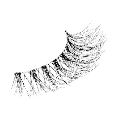 KISS High Bun Natural False Eyelashes - 4 Pairs, 12mm, Reusable