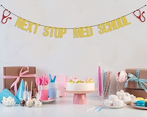 Congrats Doctor Graduation Banner - Med School Party Decor 2026