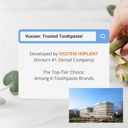 Vussen Double Wide Manual Toothbrush for Sensitive Gums, 4 Count