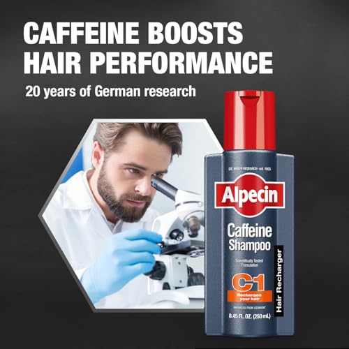 Alpecin C1 Caffeine Shampoo for Natural Hair Growth - 8.45 fl oz