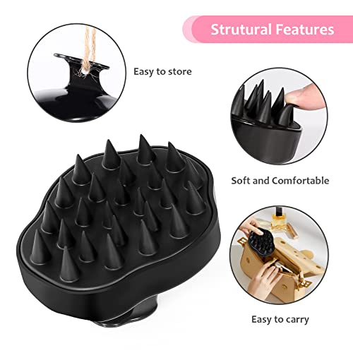 URTHEONE Scalp Massager Shampoo Brush - Soft Silicone Scrubber for Hair Growth & Dandruff Relief