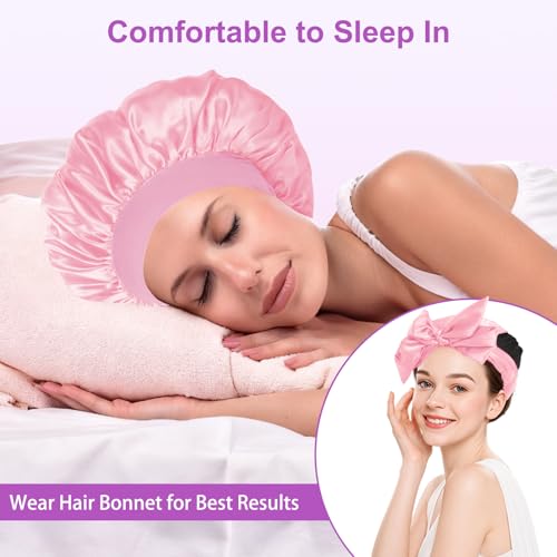 70" Heatless Hair Curlers Set for Long Hair - Pink1