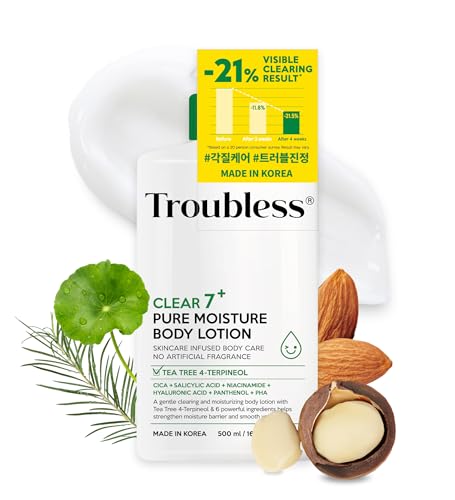 Troubless CLEAR 7 Plus Moisture Body Lotion for Sensitive Skin - 16.9 fl oz