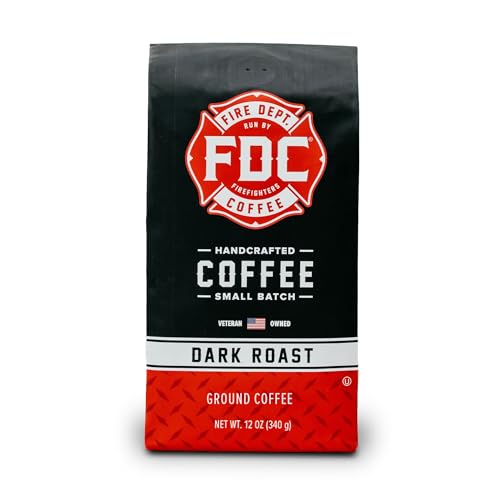 Fire Department Coffee Dark Roast - 12 oz Ground Coffee