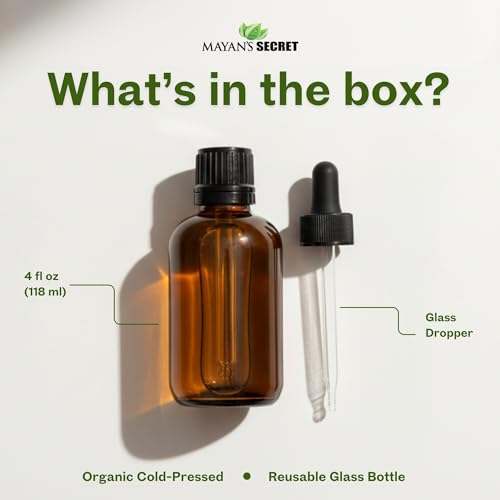 Organic Sesame Oil Cold Pressed for Skin, Hair & Body – 4 fl oz (Amber Bottle)