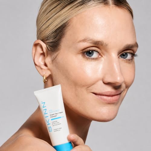 SKINN Daily Face Wash Gel - Green Tea & Mint Cleanser (2oz)