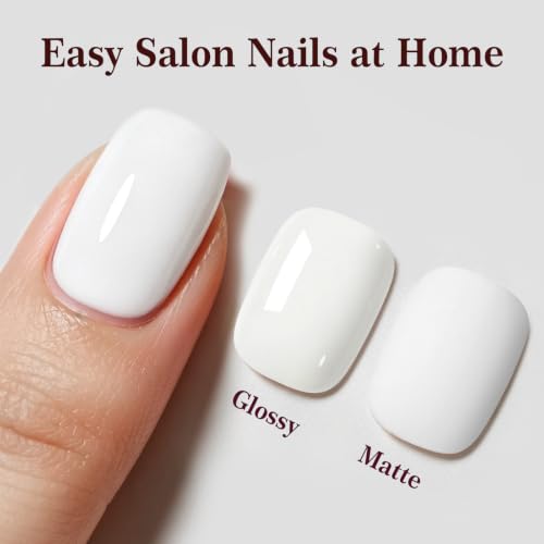 PEACECOLOR White Gel Nail Polish 16ML - Long Lasting & Elegant