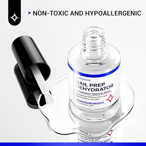 Glamonade Nail Prep Dehydrator | Acid-Free 15ml for Strong Adhesion
