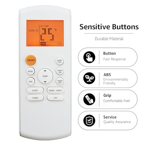 Replacement Remote Control for Midea MRCOOL FRIMEC AC Units