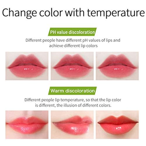 Baorder Temperature-Color Lipstick 3Pcs Aloe Vera Moisturizing Lip Balm Set