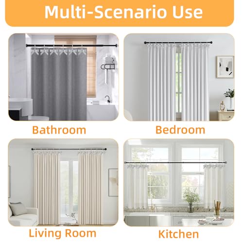 Luxury Bowknot Shower Curtain Hooks - 12PCS Silvery Metal Rings