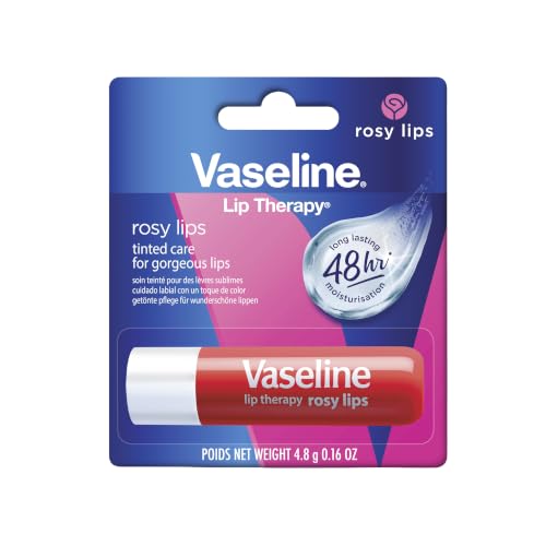 Vaseline Lip Therapy Rosy Lips Balm Stick - 12 Pack Moisturizing Care