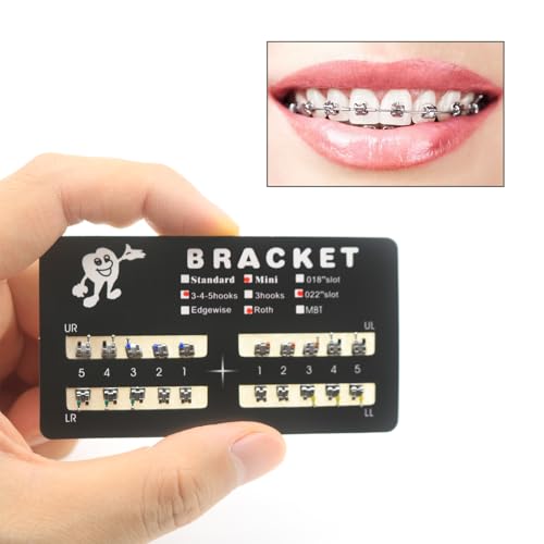 SEAVERRS Mini Roth Brackets with Hook - 5 pcs, 345 Teeth Model