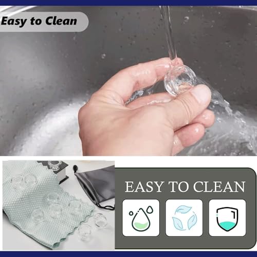 6-Piece Silicone Bowl Replacement Set with Storage Box
