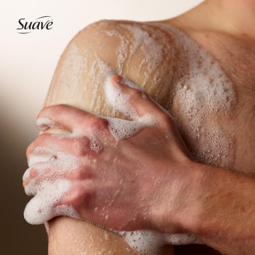 Suave Men Active Sport 2-in-1 Body and Face Wash, 18 oz (Pack of 6)
