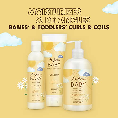 SheaMoisture Baby Conditioner Raw Shea Chamomile & Argan Oil 13oz - Hypoallergenic & Tear-Free