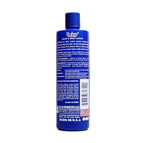 RUBEE Cocoa Butter Body & Hand Lotion - 2 Pack, Non-Greasy Moisturizer
