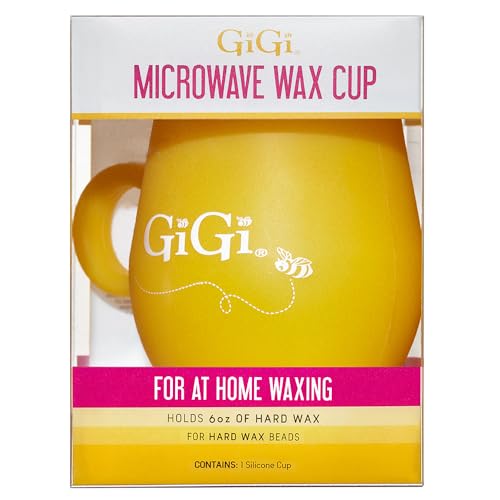 GiGi Reusable Silicone Microwave Wax Cup - 6 Ounce Wax Warmer Container