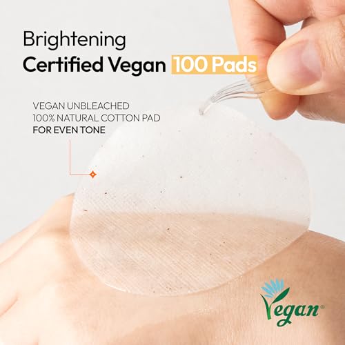 FreeGo Pure Vitamin C Brightening Daily Pads - K-Beauty Skin Toner for Hyperpigmentation