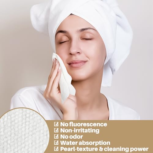 100 Compressed Travel Towels - Disposable Face Towels for Cleaning