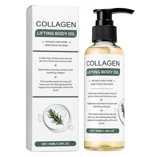 Collagen Lifting Body Oil - Hydrating Skin Tightening Oil for Face & Body